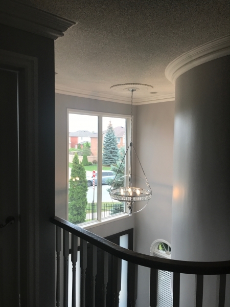 New Chandelier Installation, Mississauga 3