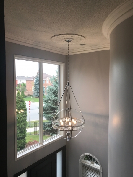 New Chandelier Installation, Mississauga 12