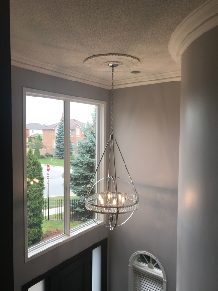 New Chandelier Installation, Mississauga 11