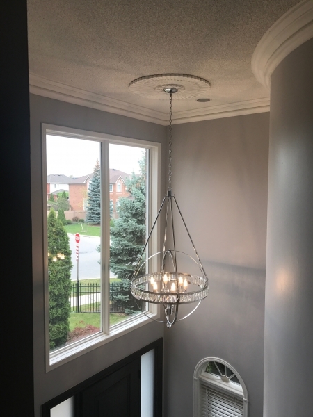 New Chandelier Installation, Mississauga 15