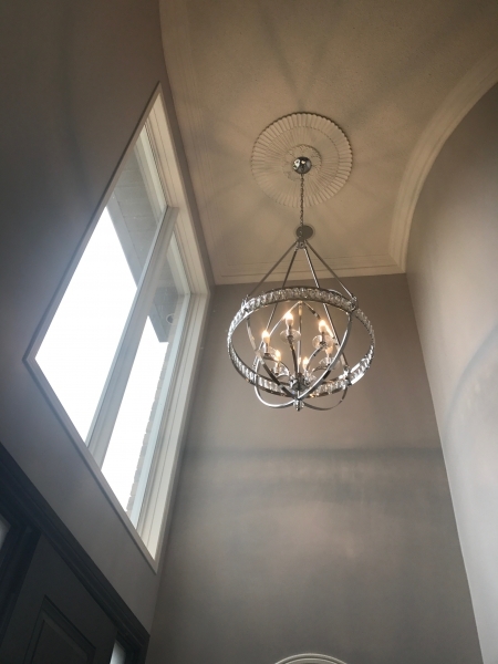 New Chandelier Installation, Mississauga 13