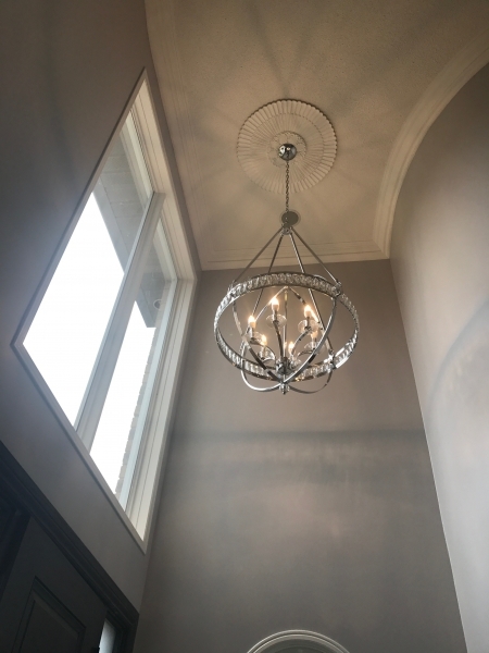 New Chandelier Installation, Mississauga 16