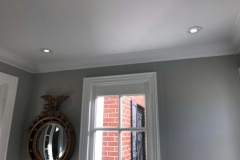 Side View with New Pot Lights Installed